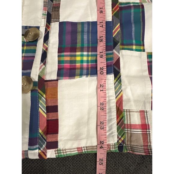 Sezane Chemise Bruna Patchwork Long Sleeve Blouse FR 46 US 14 Boho Cottagecore - Picture 12 of 13